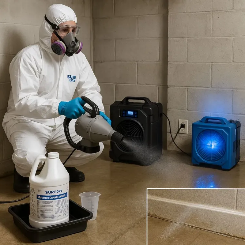 Sanitization and Odor Removal process in Germantown, IL